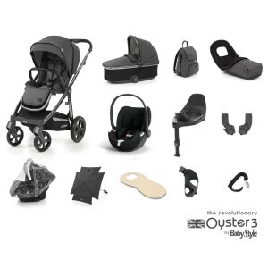 Babystyle Oyster 3, Cybex Cloud T & Base Ultimate Bundle - All Colours