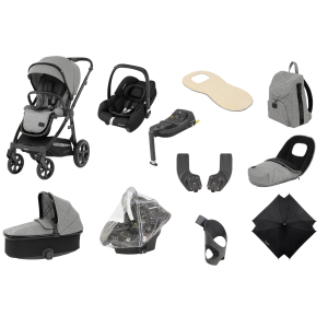 Babystyle Oyster 3, Maxi Cosi Cabriofix iSize & Base Ultimate Bundle - All Colours