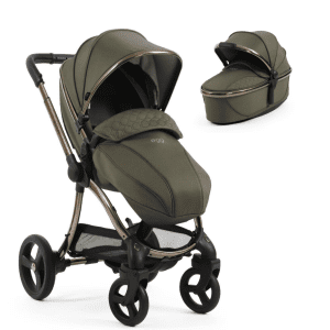 Hunter green - Egg 3 Stroller and carrycot 
