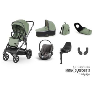 Oyster 3 Luxury Bundle with Cybex Cloud T and Base T Spearmint