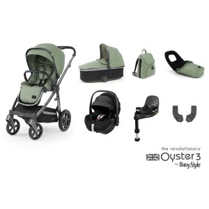 Oyster 3 Luxury bundle with maxi cosi pebble 360 pro spearmint