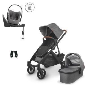 Uppababy Vista V2 with Cloud T and base