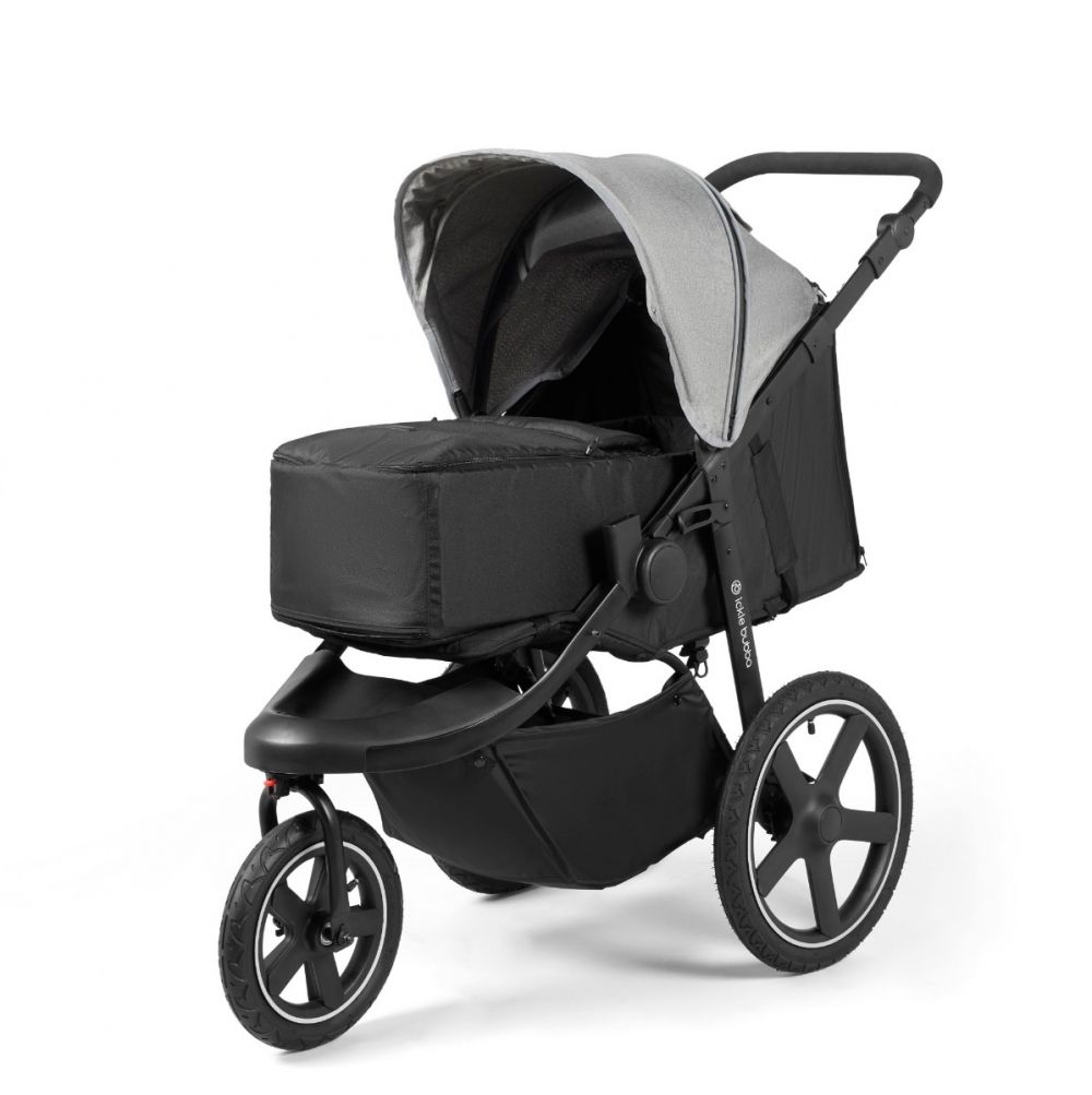Space Grey - Venus Prime Jogger with Newborn Cocoon shown with the cocoon