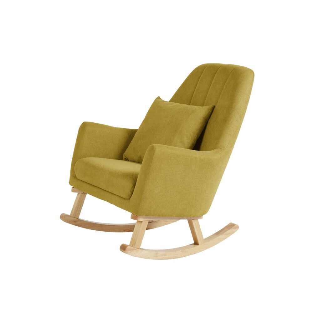 Ochre - Eden Deluxe Rocking Chair shown at an angle