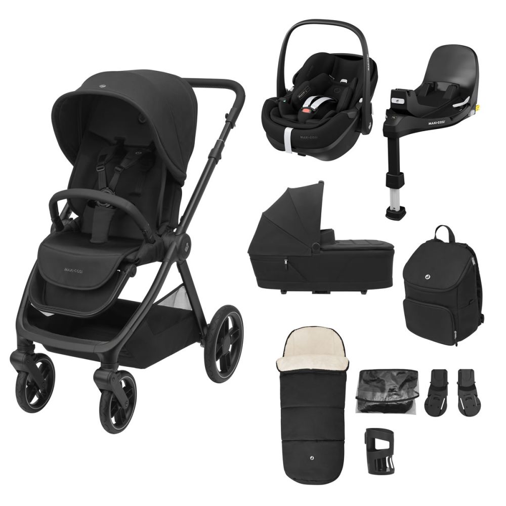 Maxi Cosi Oxford bundle with Pebble 360 Pro and rotating slide out base.