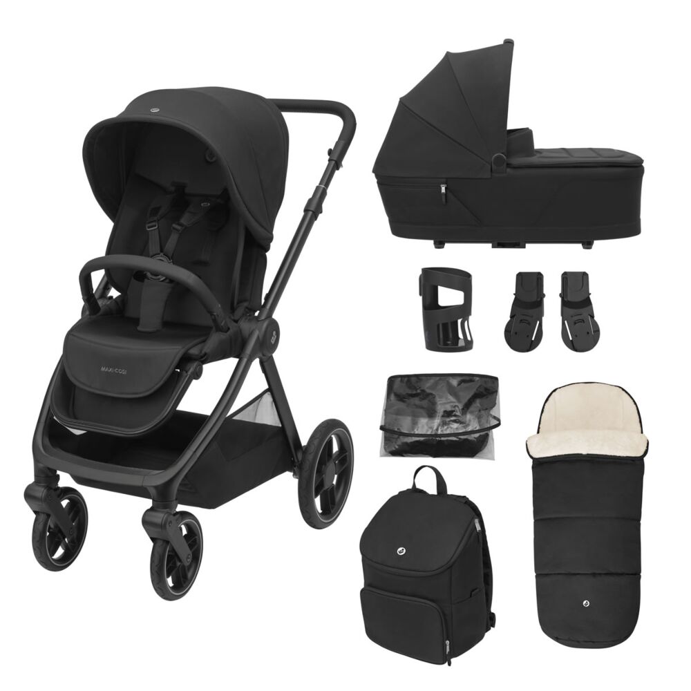 Maxi Cosi Oxford 7 piece bndle Twillic Black