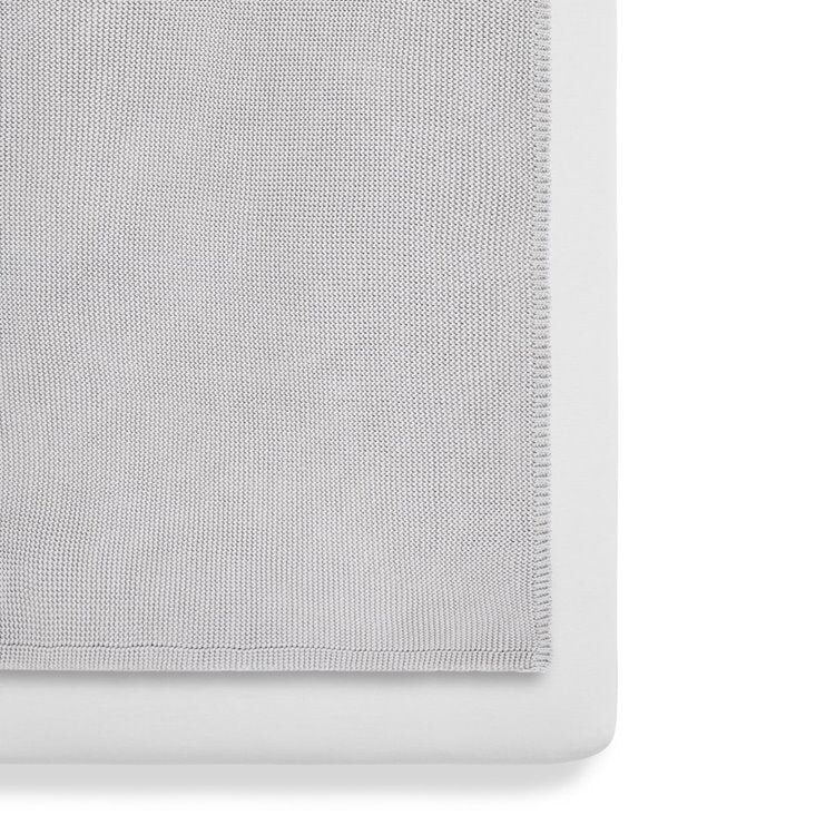 Snuz 3 Piece Bedding Set - Grey  showing the blanket and sheet