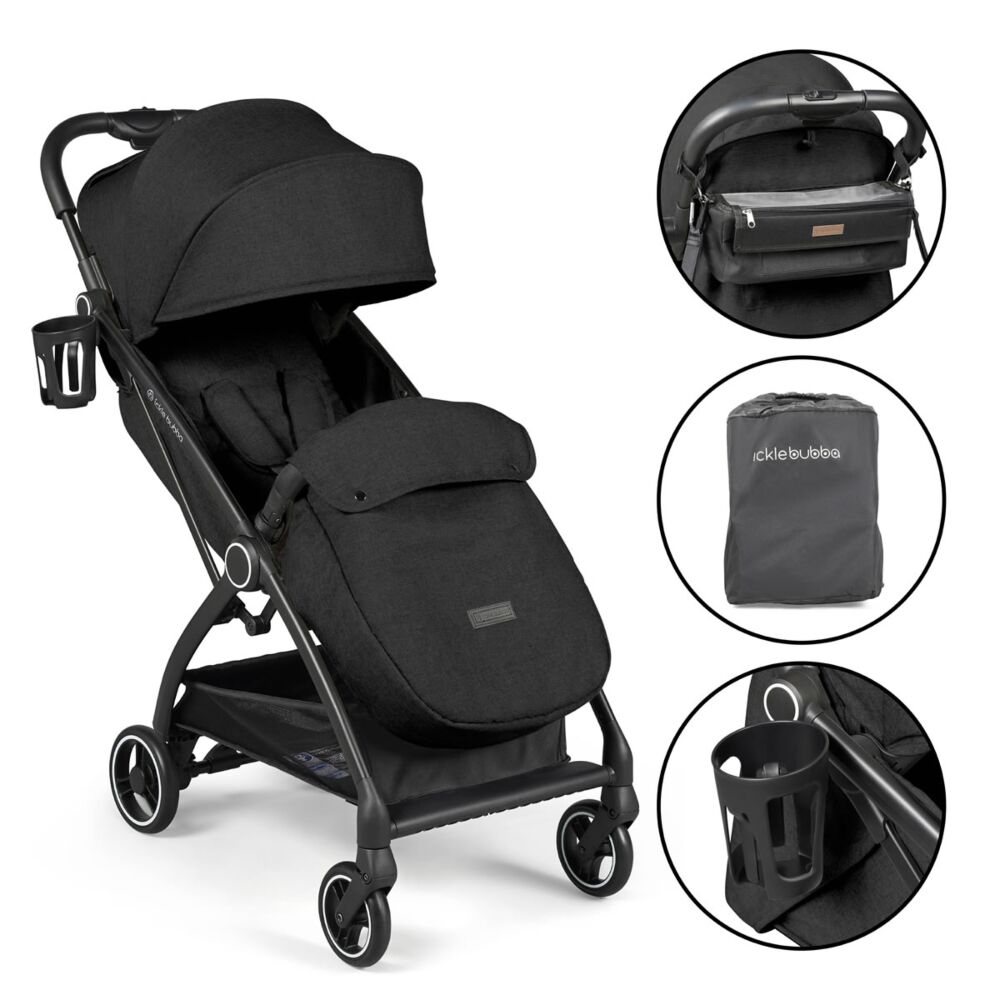 Ickle Bubba Aries Prime Auto fold stroller inc. accessories