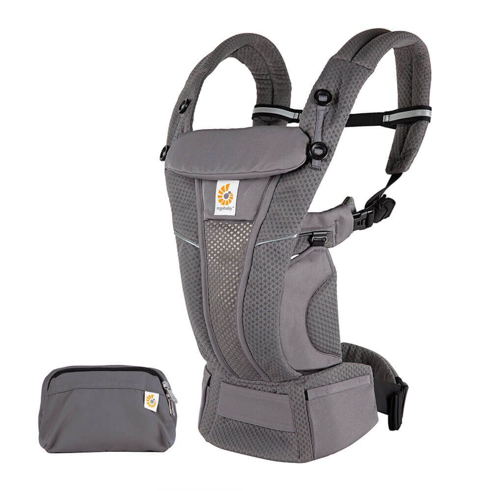 Ergobaby Graphite Grey Omni Breeze shown on its own