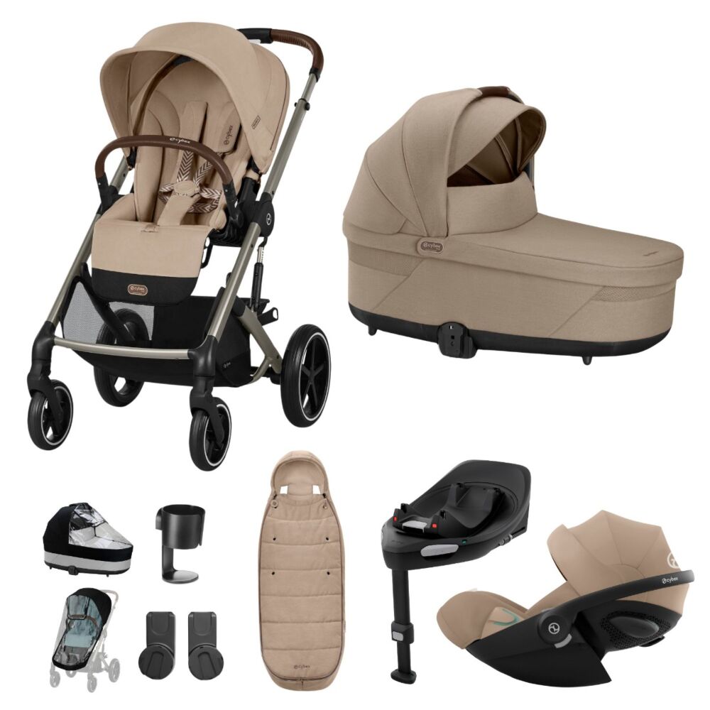 Cybex Balios 10 piece bundle with Cloud G and Base G - Almond Beige