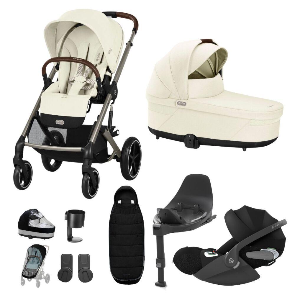 Cybex Balios S Lux bundle Seashell Beige with Sepia Black Cloud T and Base T