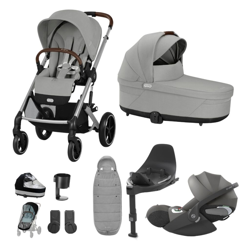 Cybex Balios S Lux bundle Stone Grey with Cloud T and Base T