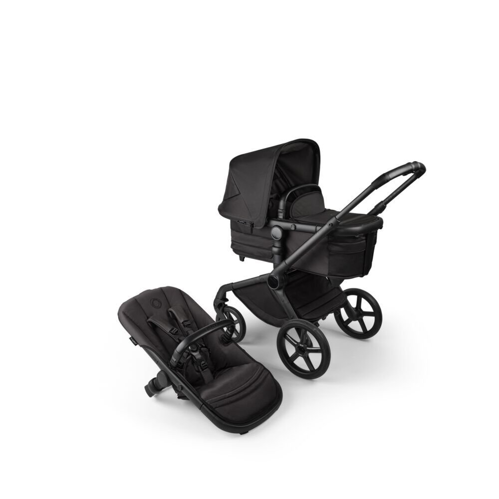 Bugaboo Noir Limited Edition Fox 5 Complete Pushchair - Black Moonlight