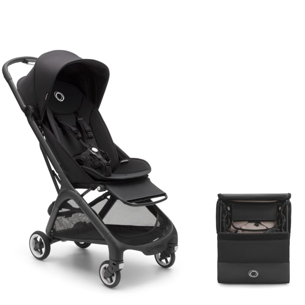 Bugaboo Butterfly Midnight Black with free travel bag