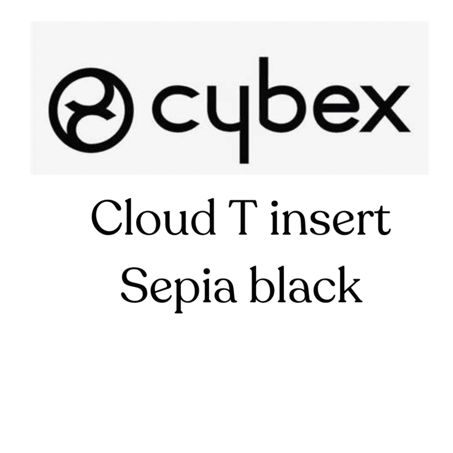 Cybex Sepia Black Cloud T Newborn Insert (Comfort fabrics)