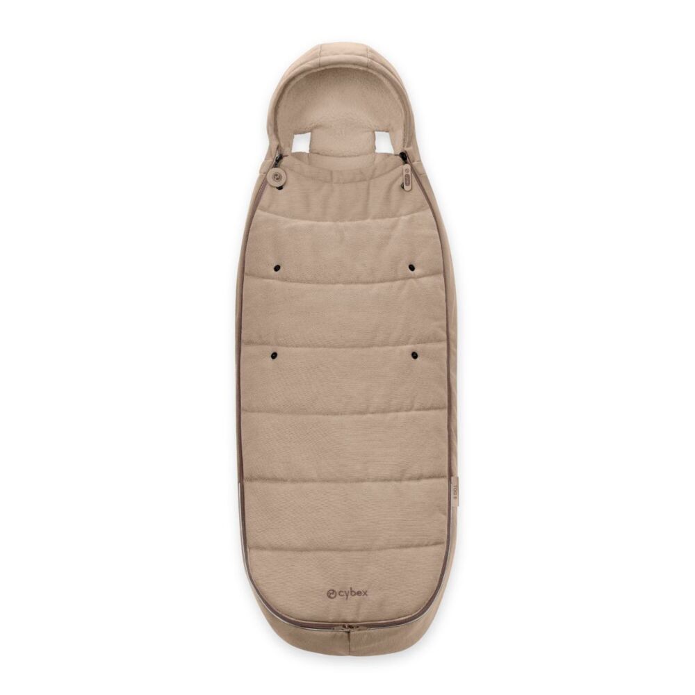 Cybex gold footmuff in  Almond Beige 