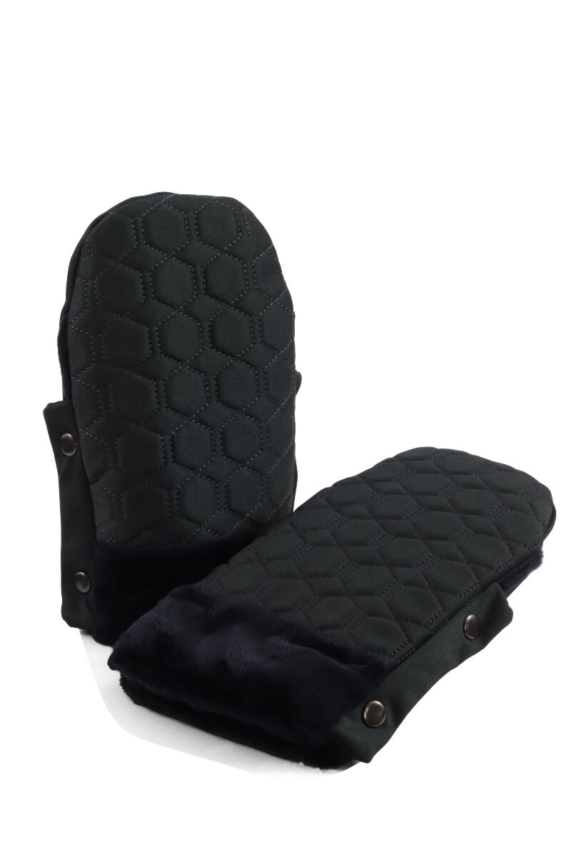 Egg handmuffs Black Olive