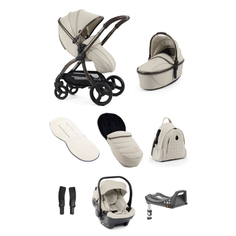 Egg 3 Luxury Bundle with Egg Shell and isoFix base - CASHMERE