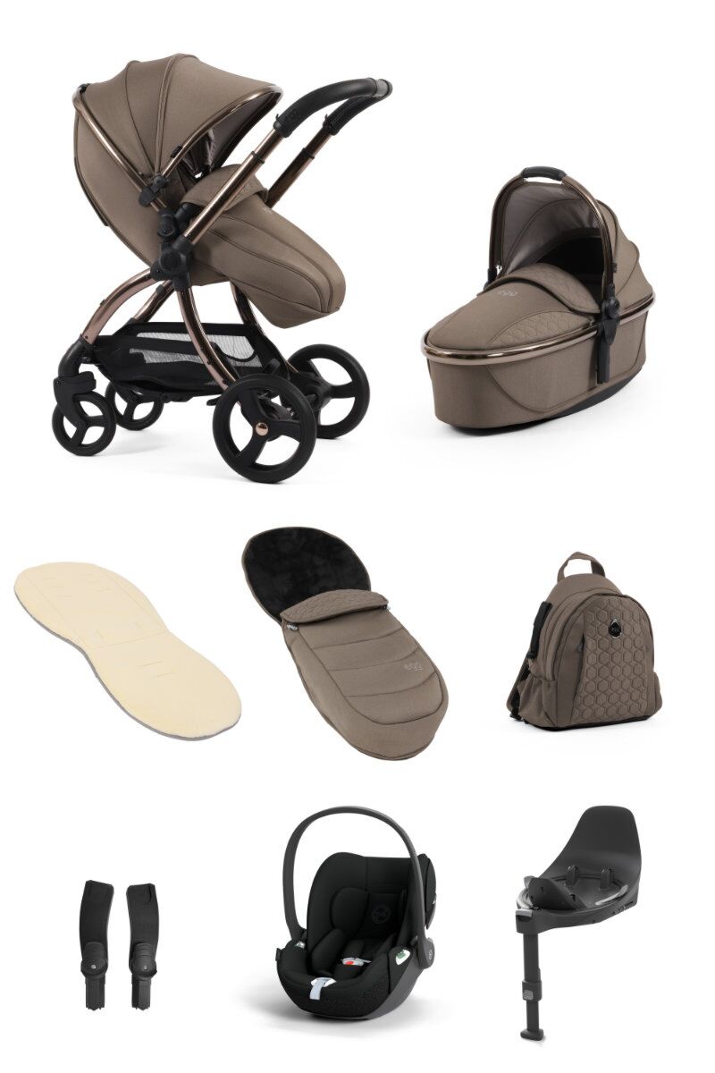 Egg 3 Luxury Bundle with Cybex Cloud T and Base T - Mink