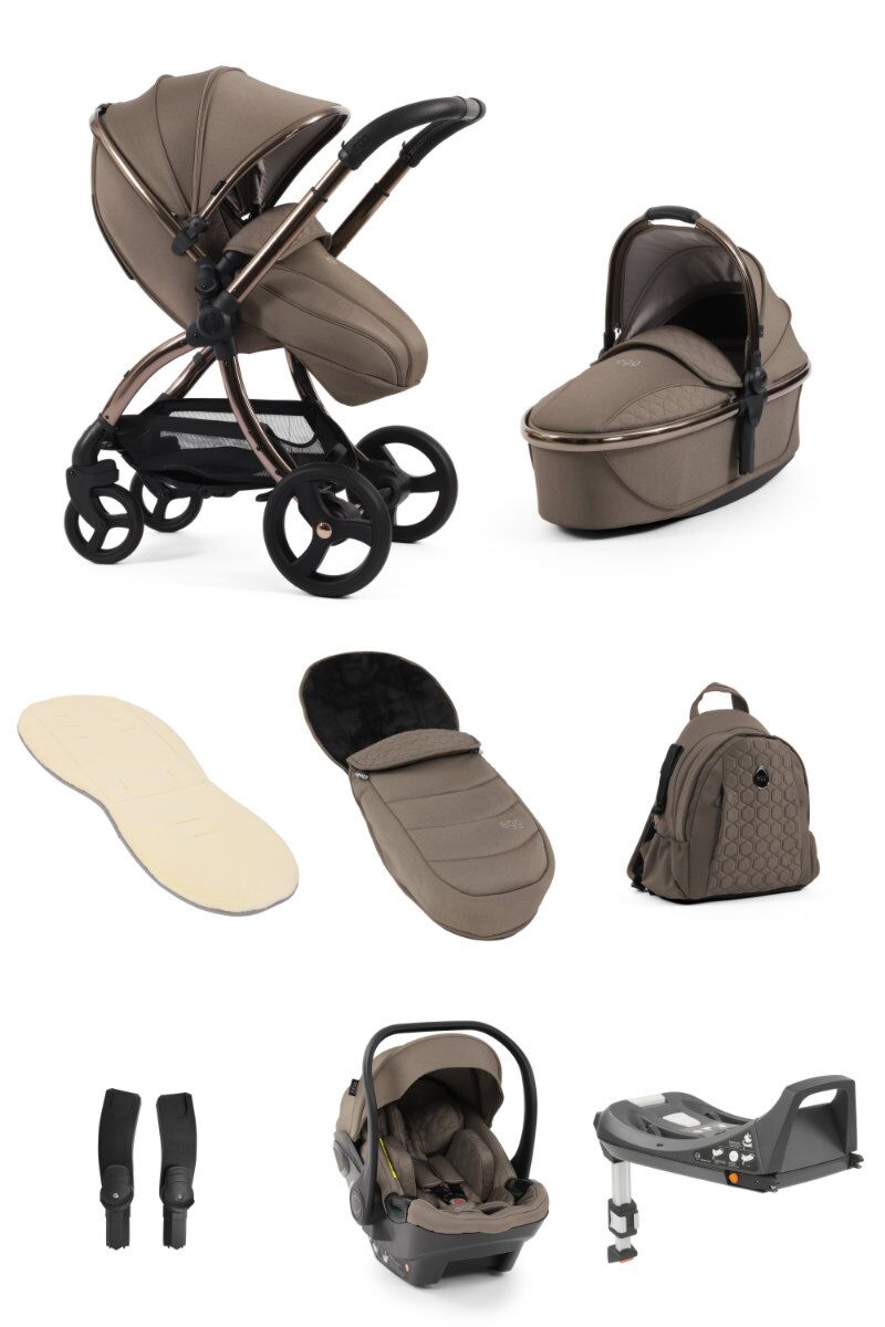 Egg 3 Luxury Bundle with Egg Shell and isoFix base - Mink