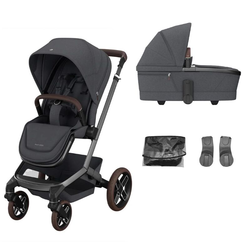 Maxi Cosi Fame Twillic Graphite Stroller and carrycot bundle