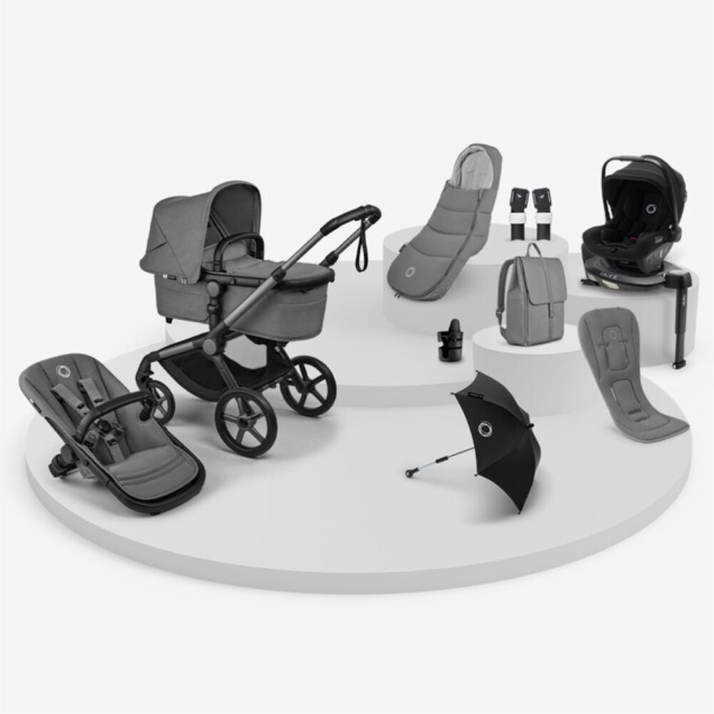 Bugaboo Fox 5 Renew Newborn Ultimate bundle with Nuna Turtle Air