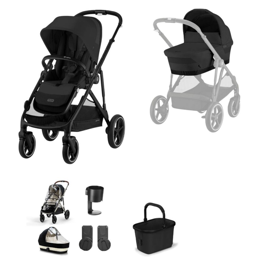 Cybex Gazelle S Moon Black bundle