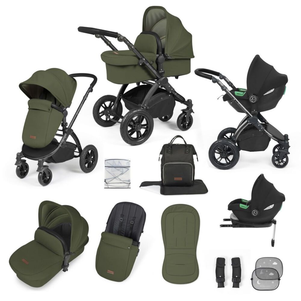 Ickle Bubba Stomp Luxe with Cirrus car seat and base