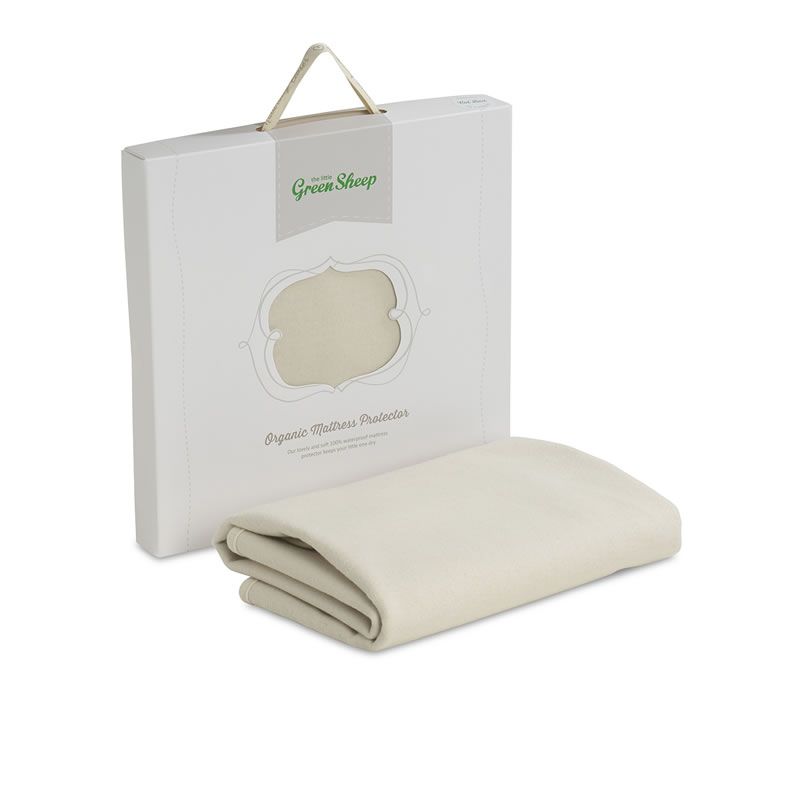 The Little Green Sheep Waterproof 70x140 Cot Bed Mattress Protector
