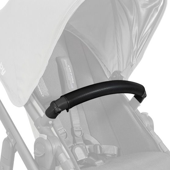 Black Leather - Uppababy Bumper Bar Cover 