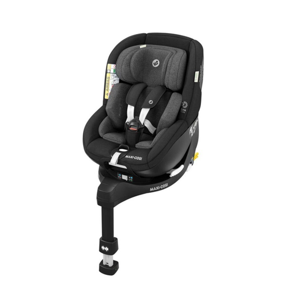 Authentic Black - Mica Pro Eco Maxi Cosi shown at ana angle