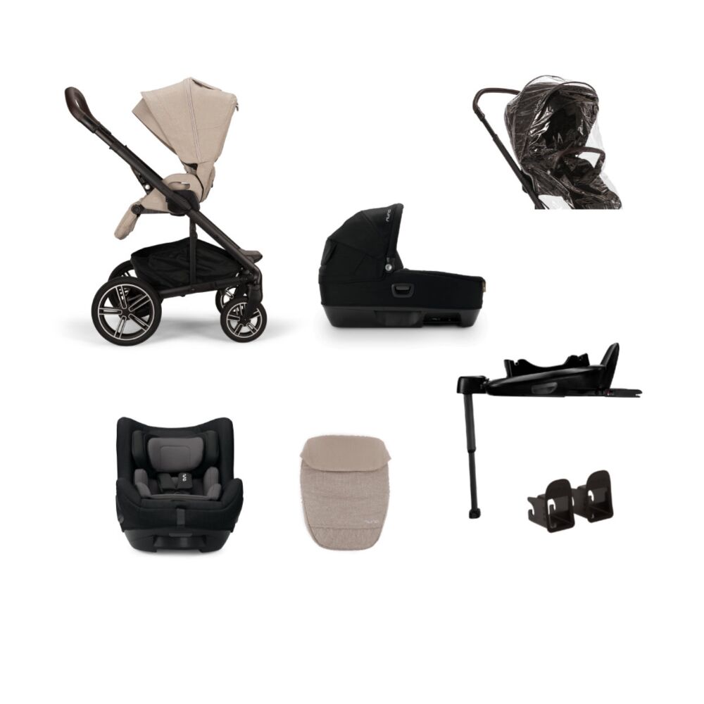 Nuna Mixx NEXT, Cari, Todl & Rotating Base - Biscotti