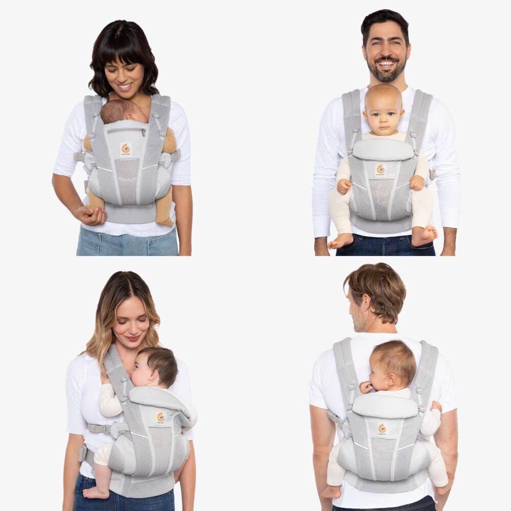 Ergobaby Omni Breeze - Onyx Black, Newborn to Toddler, 100