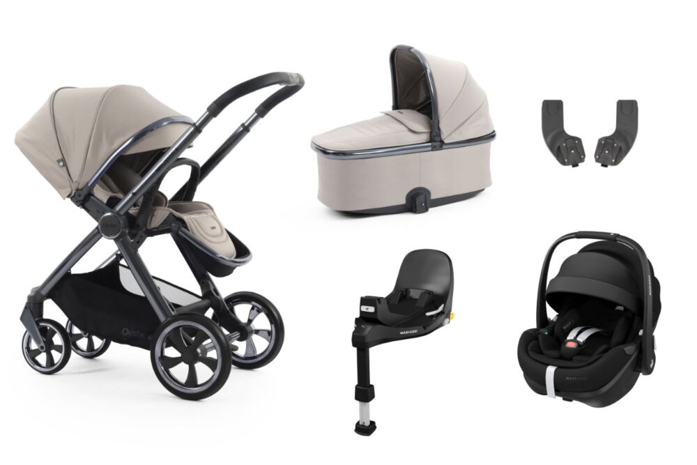 Oyster 4 Essential bundle with Maxi Cosi Pebble 360 Pro 2 - Stone