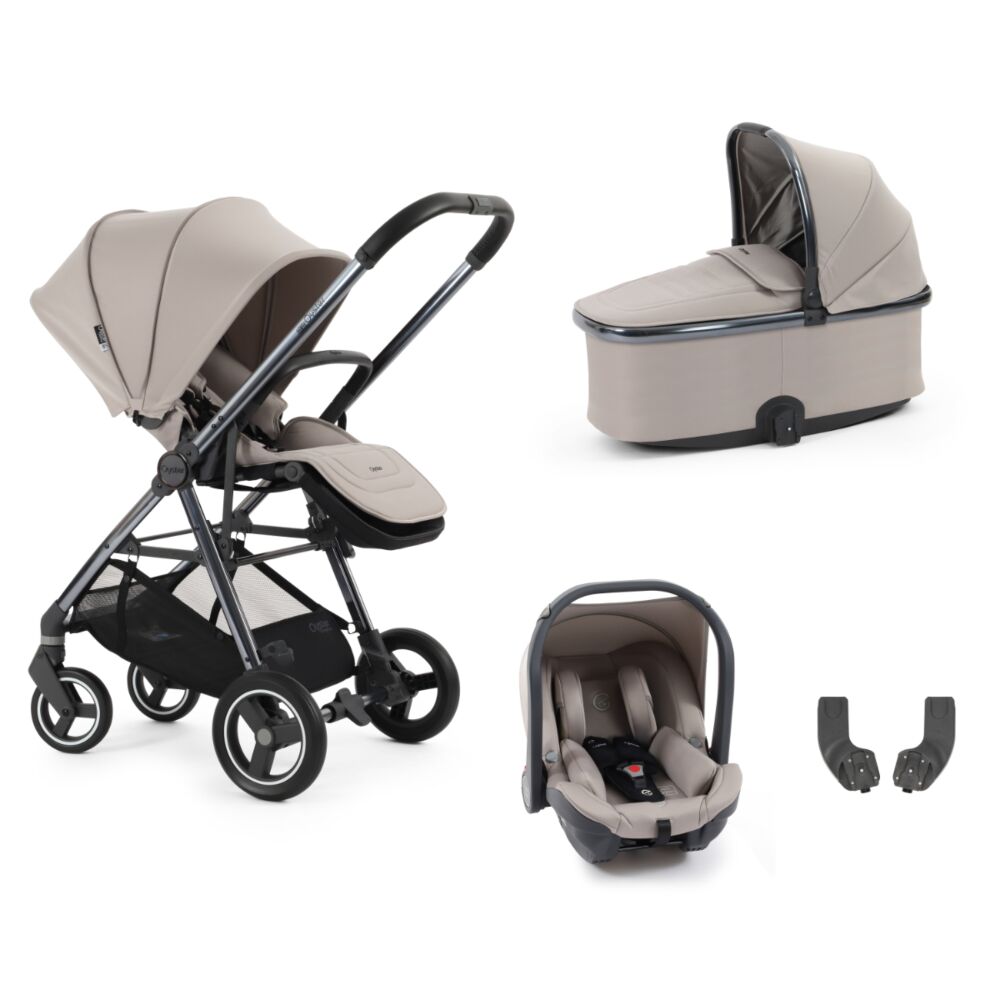 Babystyle Oyster Gravity+ 4 in 1 travel system with carrycot and car seat capsule