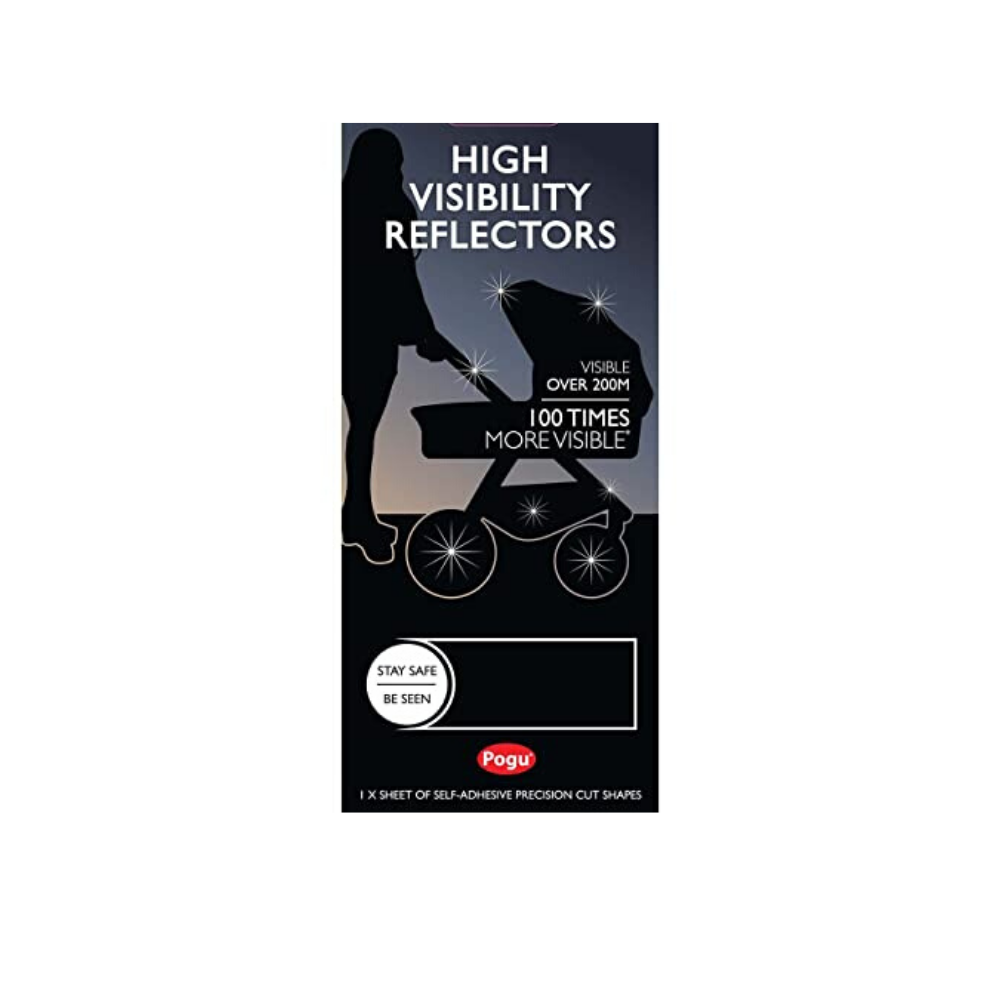 POGU 3M™  Black Visibility Buggy Reflector Stickers - 