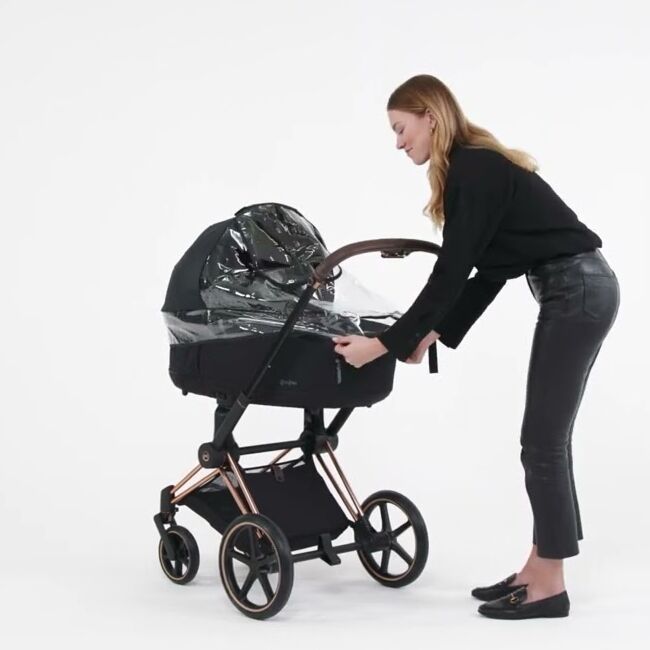 Cybex Priam Carrycot rain cover - not pushchair frame or carrycot not included