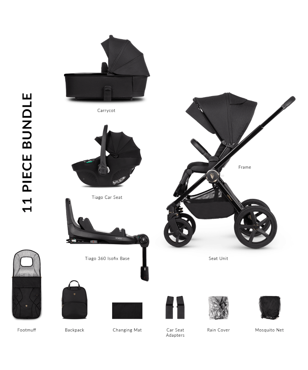 Venicci Upline 2 3in1 - All black