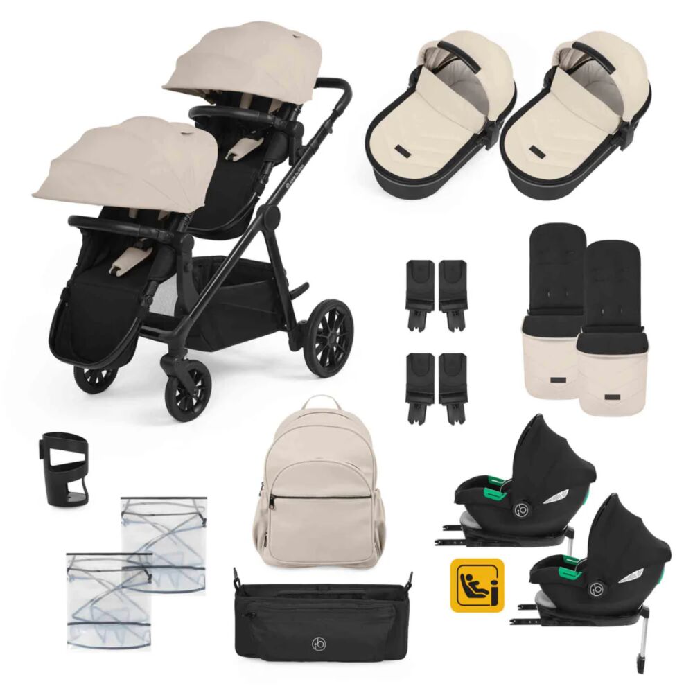 Ickle Bubba 18 piecce twin travel system