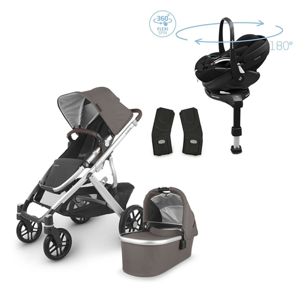 Uppababy Vista Theo with Pebble 360 Pro and slide base