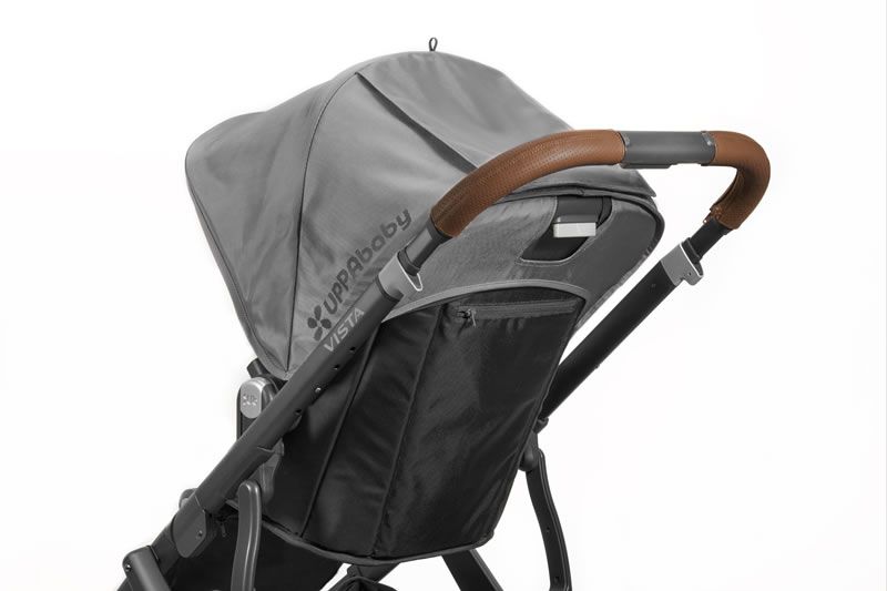 Uppababy Vista Leather Handle Bar Cover - Saddle