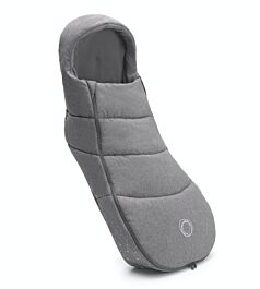 Grey melange hot sale bugaboo footmuff