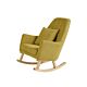 Ochre - Eden Deluxe Rocking Chair shown at an angle