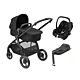 Twillic Black - Maxi Cosi Zelia Luxe, Maxi Cosi Cabriofix iSize and Base