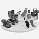 Bugaboo Fox 5 Renew Newborn Ultimate bundle with Cybex Cloud T 