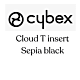 Cybex Sepia Black Cloud T Newborn Insert (Comfort fabrics)