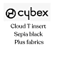 Cybex Sepia Black (Plus fabrics) Cloud T Newborn Insert 
