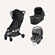 Uppababy Minu with carrycot, and car seat.