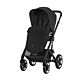 Moon Black - Cybex Talos S Lux BLK showing the wind stopper