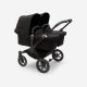 Bugaboo Donkey 5 Twin shown with the carrycots